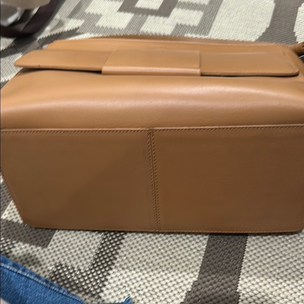 Tan Leather Women's Bag - Picture 2 of 10